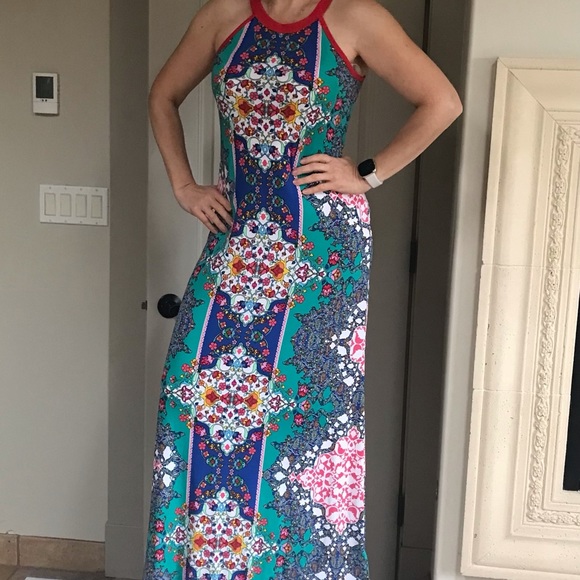 Nicole by Nicole Miller maxi dress small - Picture 3 of 7